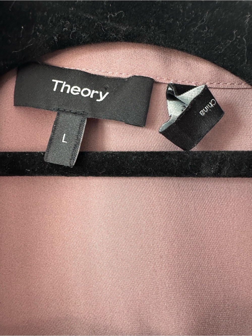 Theory Mauve silk Blouse - Picture 3 of 3
